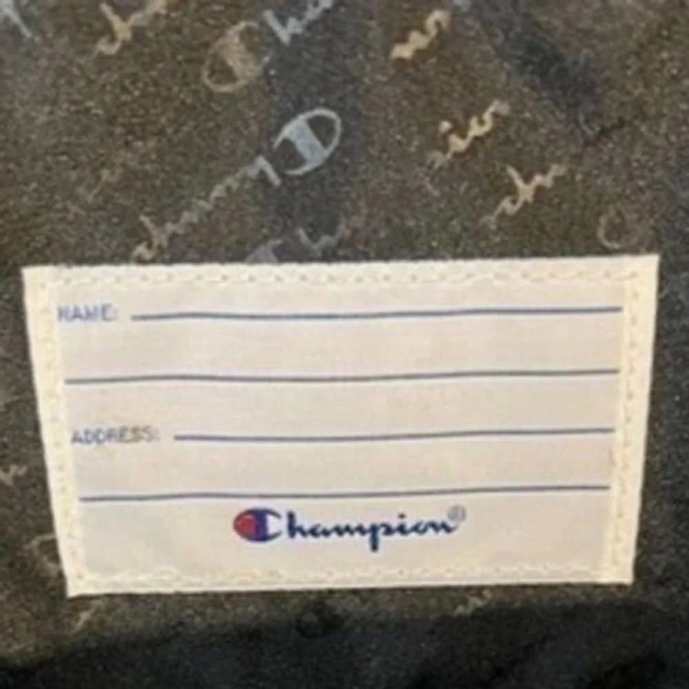 Champion Large Backpack Embroidered C Multi Zipper Pockets Padded Straps College